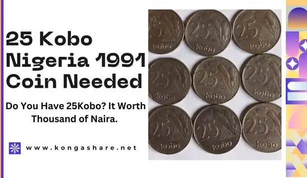 25 Kobo Nigeria 1991 Coin Needed