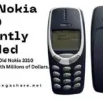 Old Nokia 3310 Urgently Needed